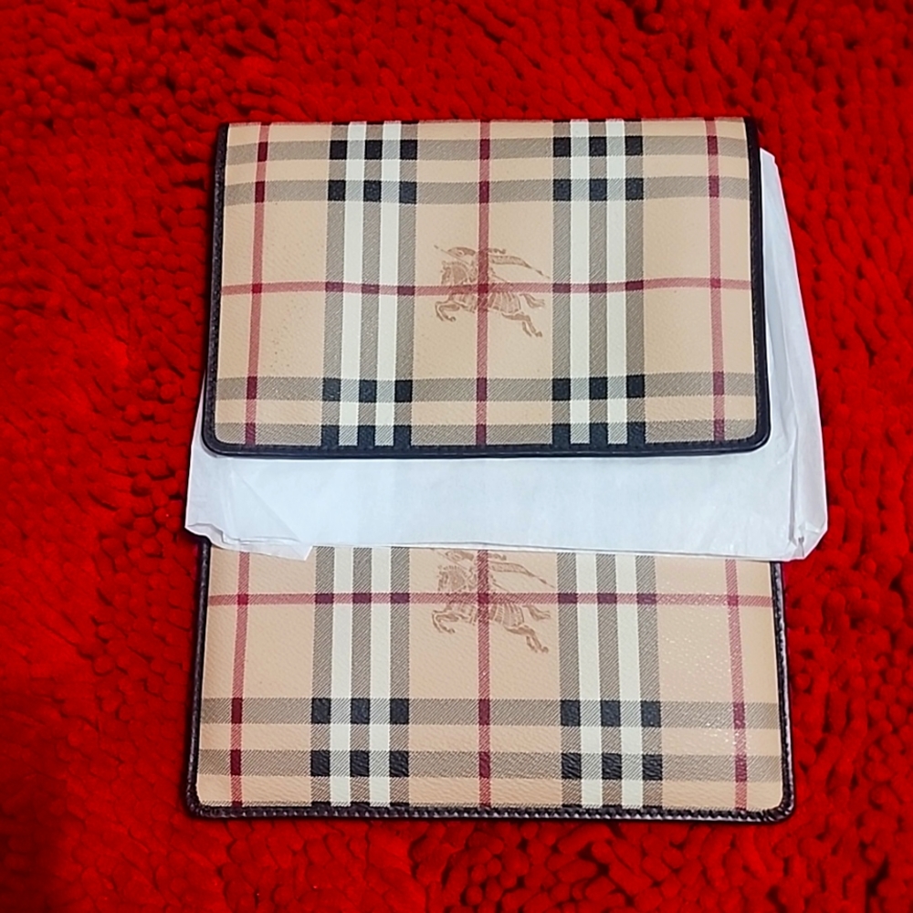 Authentic Burberry Tablet Case Purse Clutch - image 7